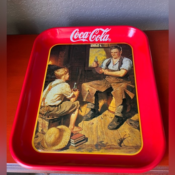 Coca Cola 1987 tin TRAY - Picture 1 of 5